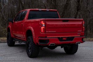 GMC Canyon Multi Function LED Tailgate Light Strip - Rear - Rough Country - Quad Row - Red and White - '04-'19